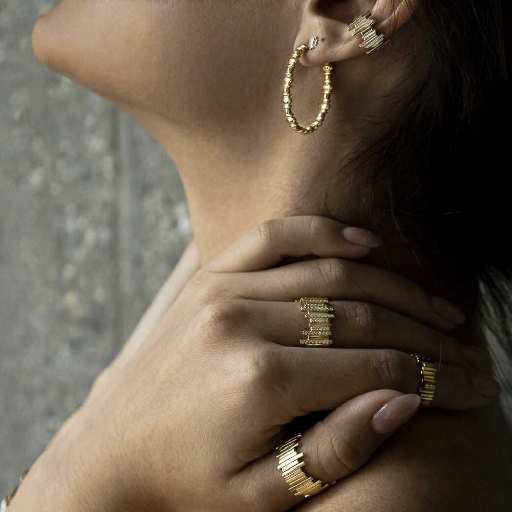 Серьги Ovals Gold