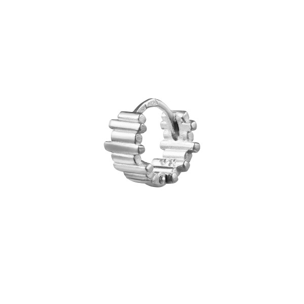 Моносерьга-кольцо Eteri Silver 10 мм