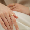 Кольцо Ovals Gold Gloss