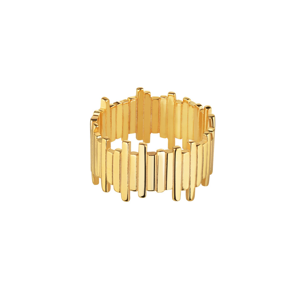 Кольцо Eteri Gold широкое без камней