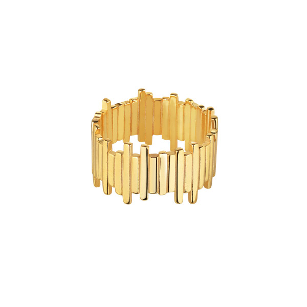 Кольцо Eteri Gold широкое без камней